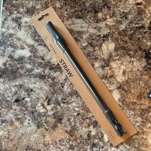 Hydrojug Black Straw